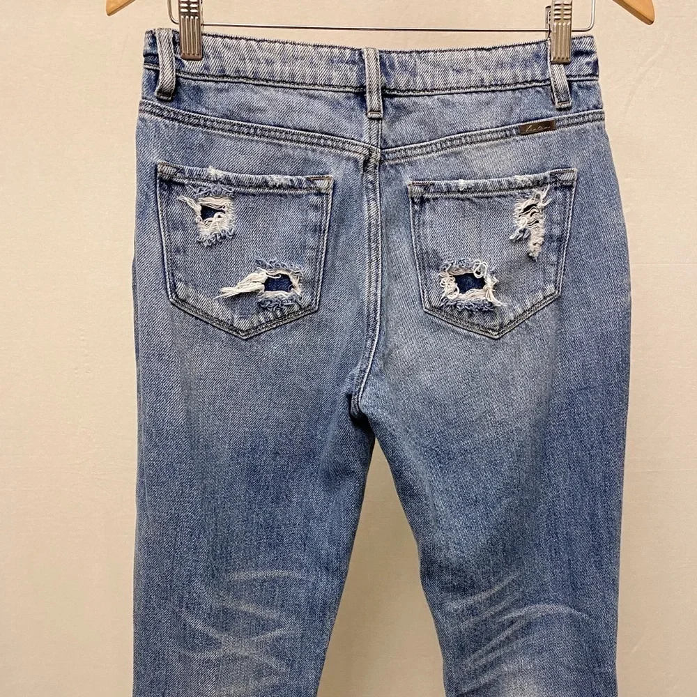 KanCan 3 (25) Ruby High Rise Jeans Distressed Boyfriend Fit Style KC8571M - Picture 6 of 13